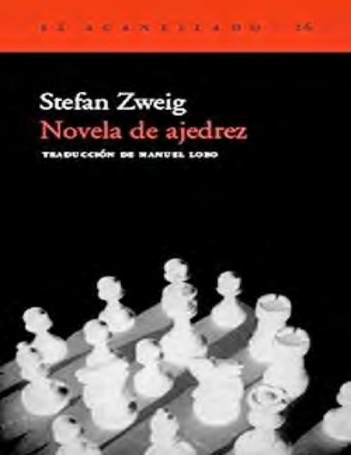 Portada de Novela de ajedrez