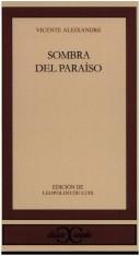 Portada de Sombra del paraíso